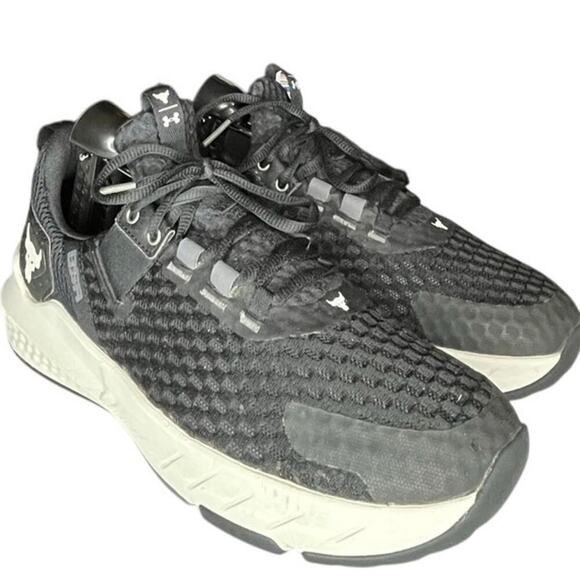 Womens Under Armour Project Rock BSR 4 3027345-001 Mesh Sneaker Size 9.5 Gray - Picture 2 of 6